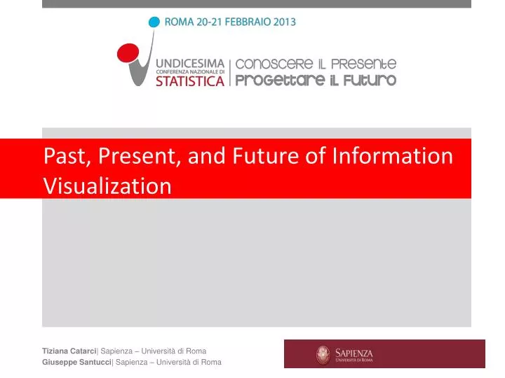 past present and future of information visualization