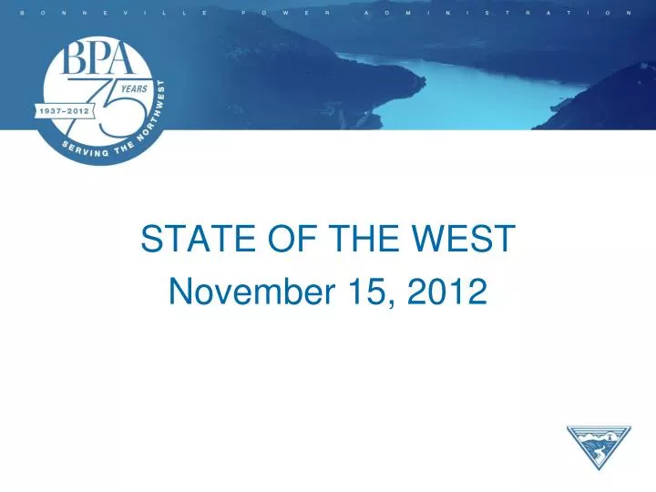 state of the west november 15 2012