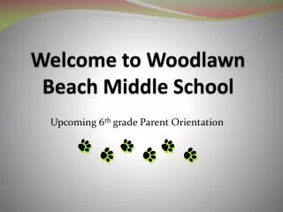 Welcome to Woodlawn Beach Middle School