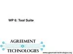 WP 6: Tool Suite - slide 1