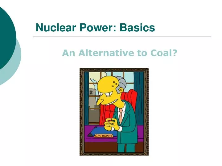 nuclear power basics