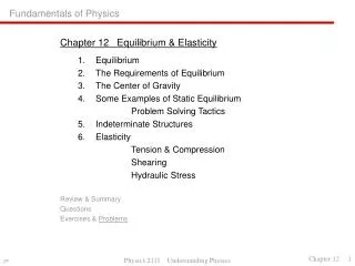 Fundamentals of Physics