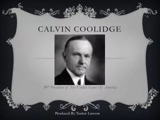 Calvin Coolidge