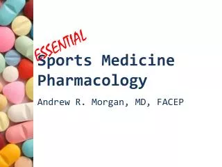 Sports Medicine Pharmacology