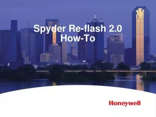 Spyder Re-flash 2.0 How-To