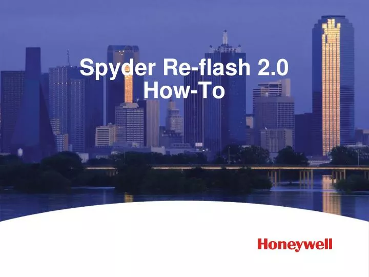 spyder re flash 2 0 how to