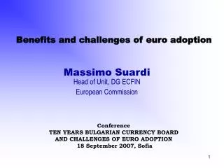 Benefits and challenges of euro adoption