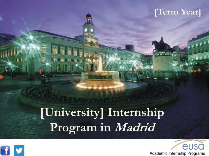 university internship program in madrid