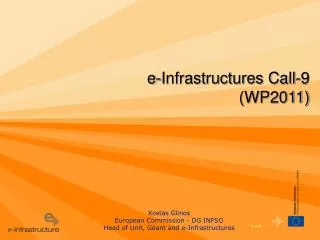 e-Infrastructures Call-9 (WP2011)