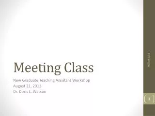 Meeting Class