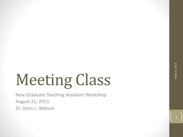 meeting class