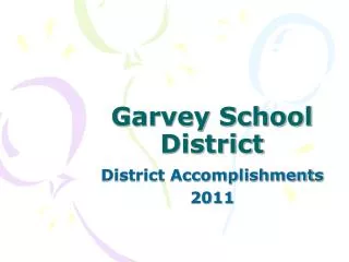 Garvey School District