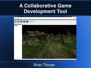 A Collaborative Game Development Tool