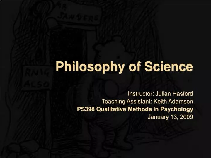 philosophy of science