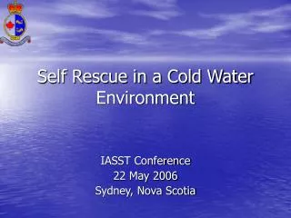 Self Rescue in a Cold Water Environment