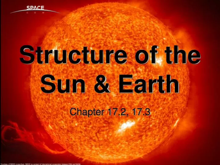 structure of the sun earth