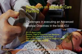 Symposium on Advanced Care Planning