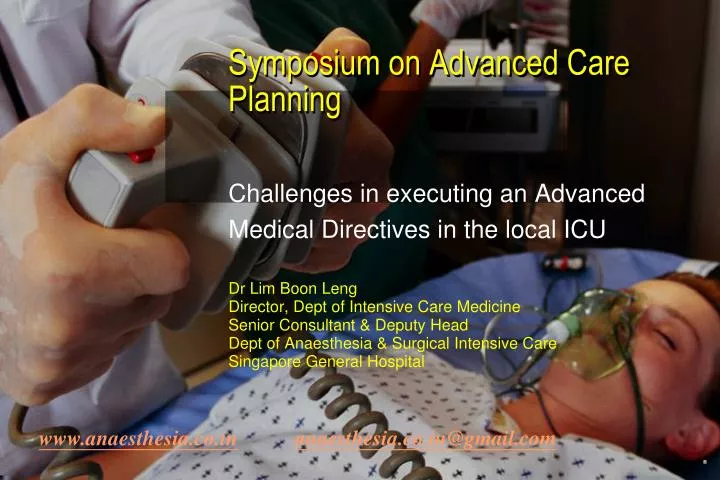 symposium on advanced care planning
