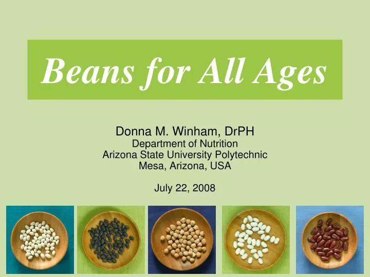 beans for all ages