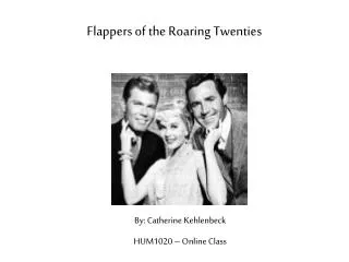 Flappers of the Roaring Twenties