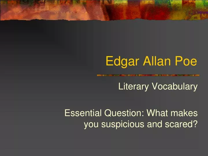 edgar allan poe