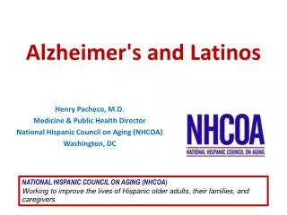 Alzheimer's and Latinos