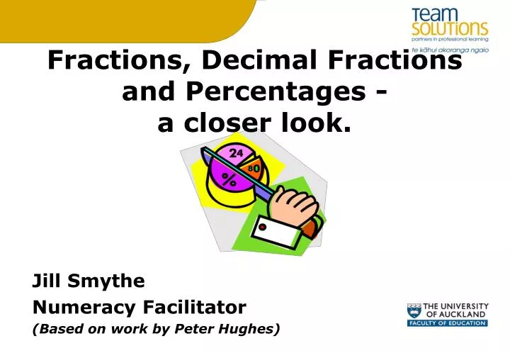 fractions decimal fractions and percentages a closer look