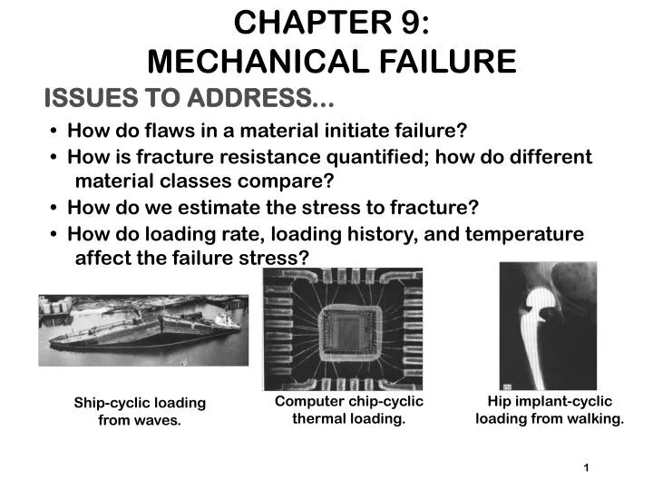 chapter 9 mechanical failure