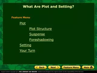 Plot Plot Structure Suspense Foreshadowing Setting Your Turn