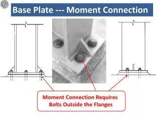 Base Plate --- Moment Connection