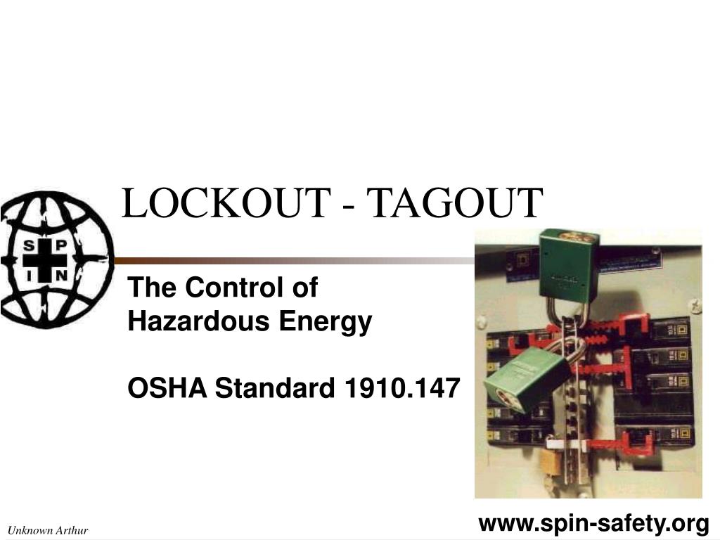 PPT - LOCKOUT - TAGOUT PowerPoint Presentation, free download - ID:1782302