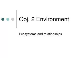 obj 2 environment