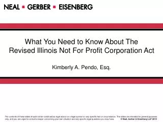 What You Need to Know About The Revised Illinois Not For Profit Corporation Act