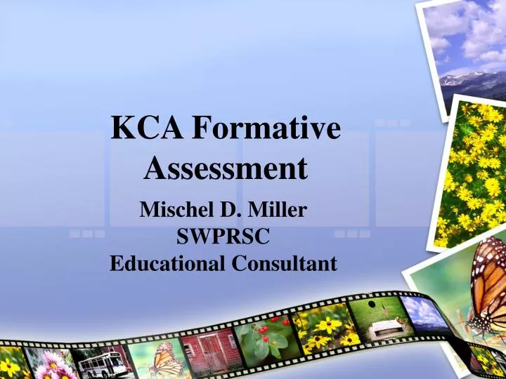 kca formative assessment