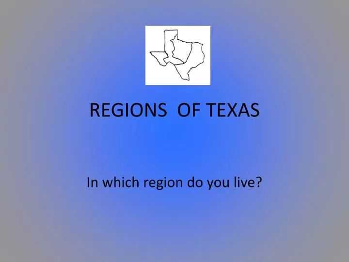 regions of texas