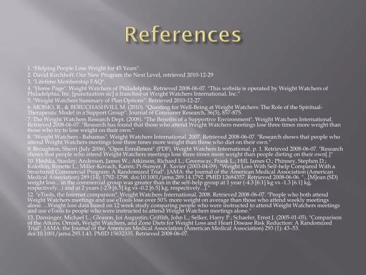 references