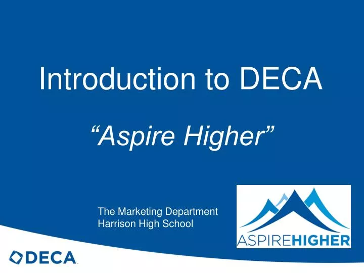 introduction to deca