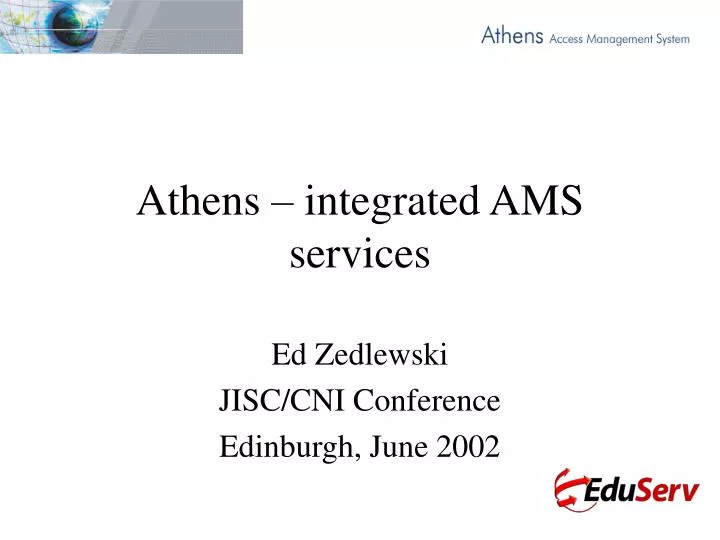 athens integrated ams services