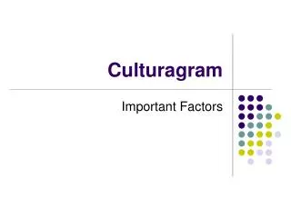 Culturagram