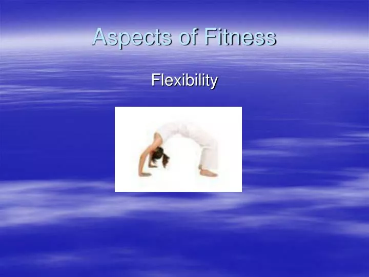 aspects of fitness