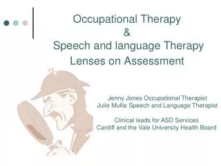 Occupational Therapy &amp; Speech and language Therapy Lenses on Assessment