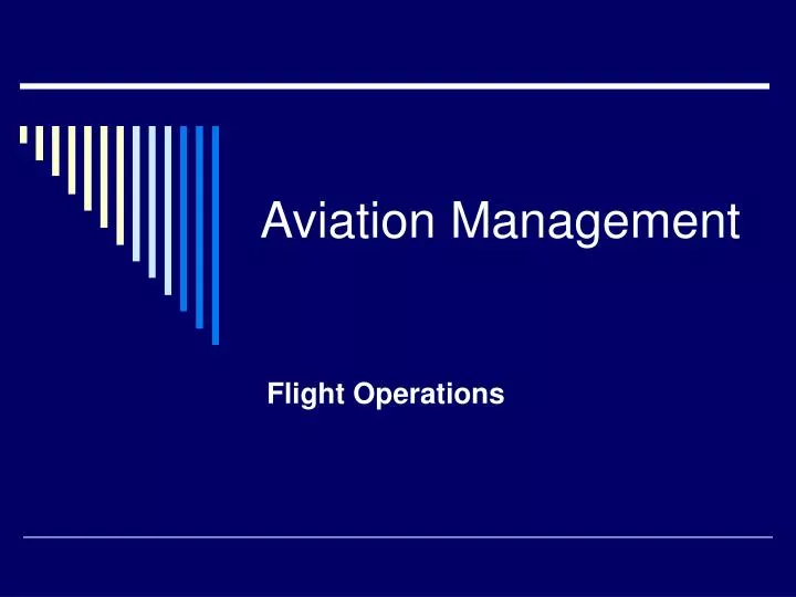 aviation management