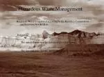 Hazardous Waste Management - slide 1