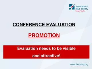 CONFERENCE EVALUATION PROMOTION