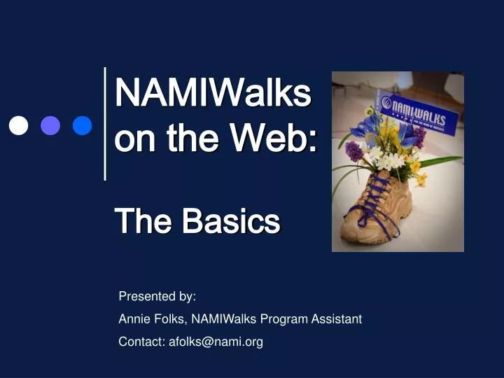 namiwalks on the web the basics
