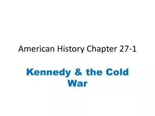 american history chapter 27 1