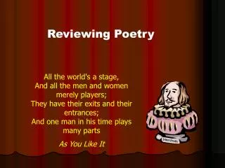 Reviewing Poetry