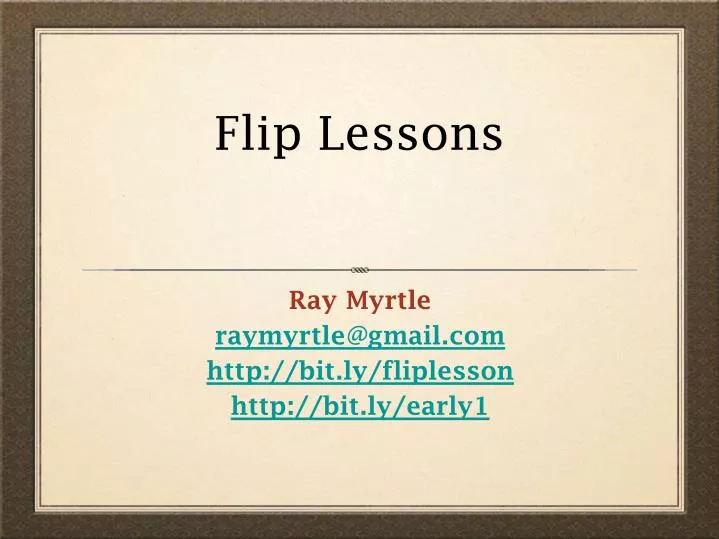 flip lessons