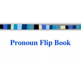 Pronoun Flip Book