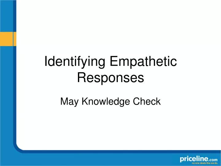 identifying empathetic responses